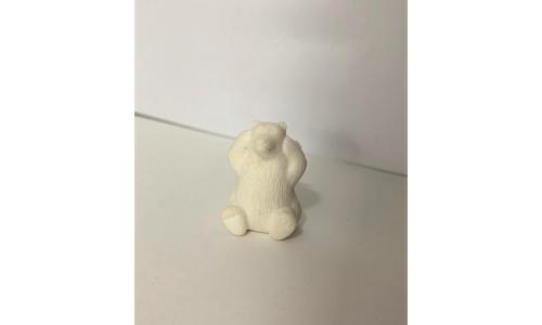 Coca Cola Mini Mania Borracha de L�pis Urso Tapando ouvidos
